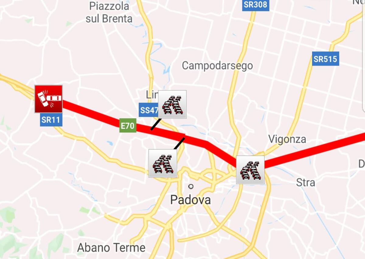 Traffico paralizzato: 2 incidenti con più mezzi coinvolti in autostrada - 