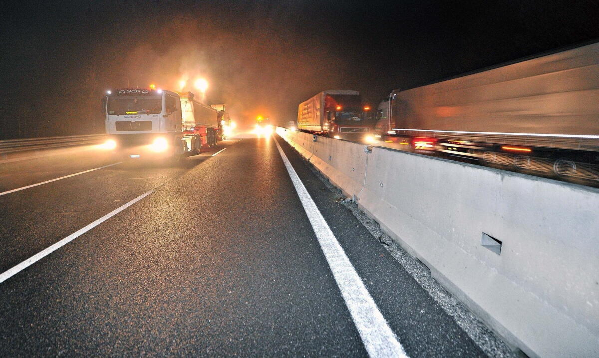 Portogruaro: autostrada di nuovo chiusa per lavori giovedì e venerdì - 