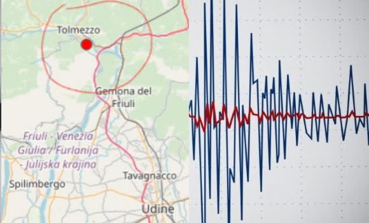 Terremoto: forte scossa a Tolmezzo - 