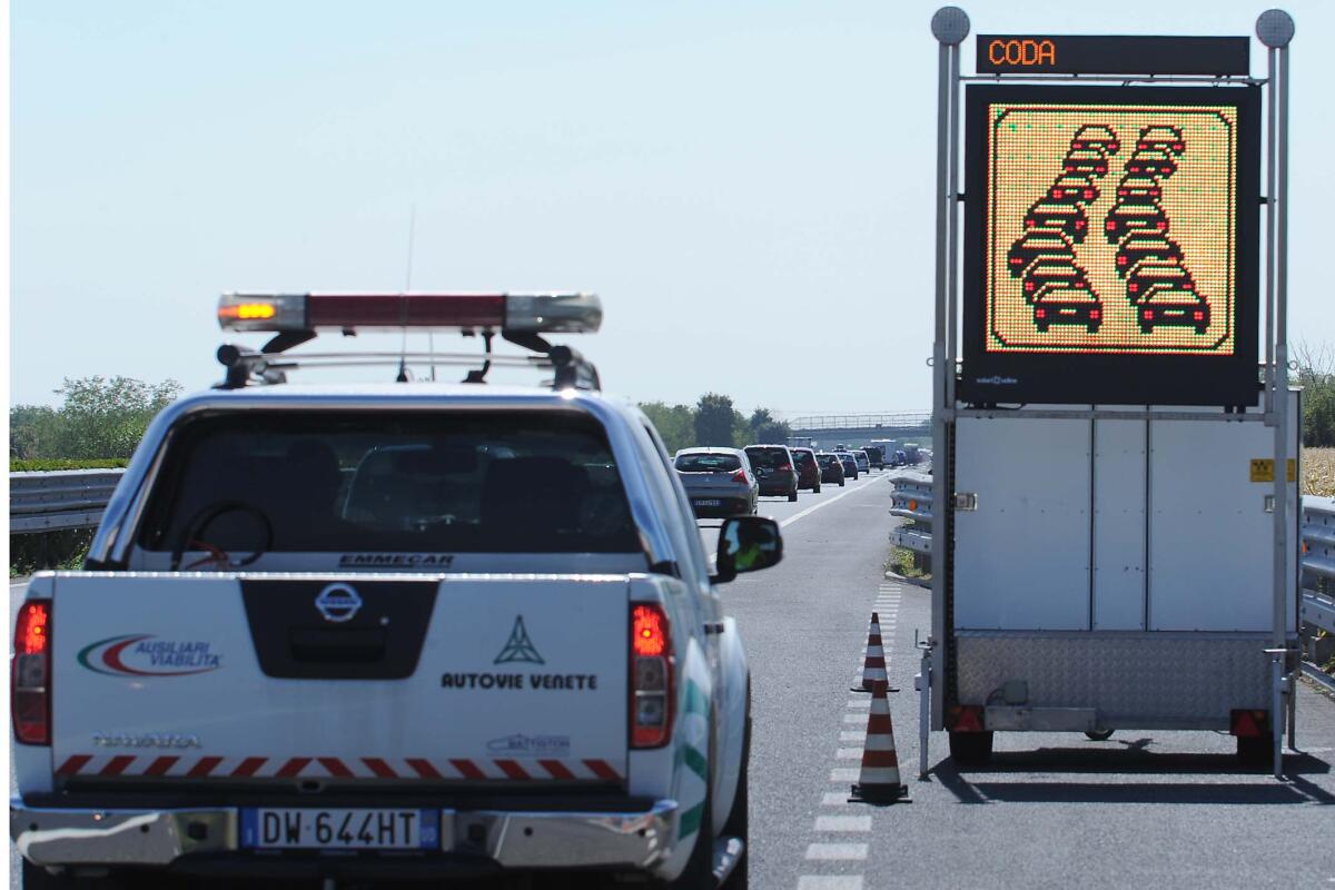 A4: nuovi disagi in arrivo, attivata una deviazione in prossimità del nodo di Palmanova - 