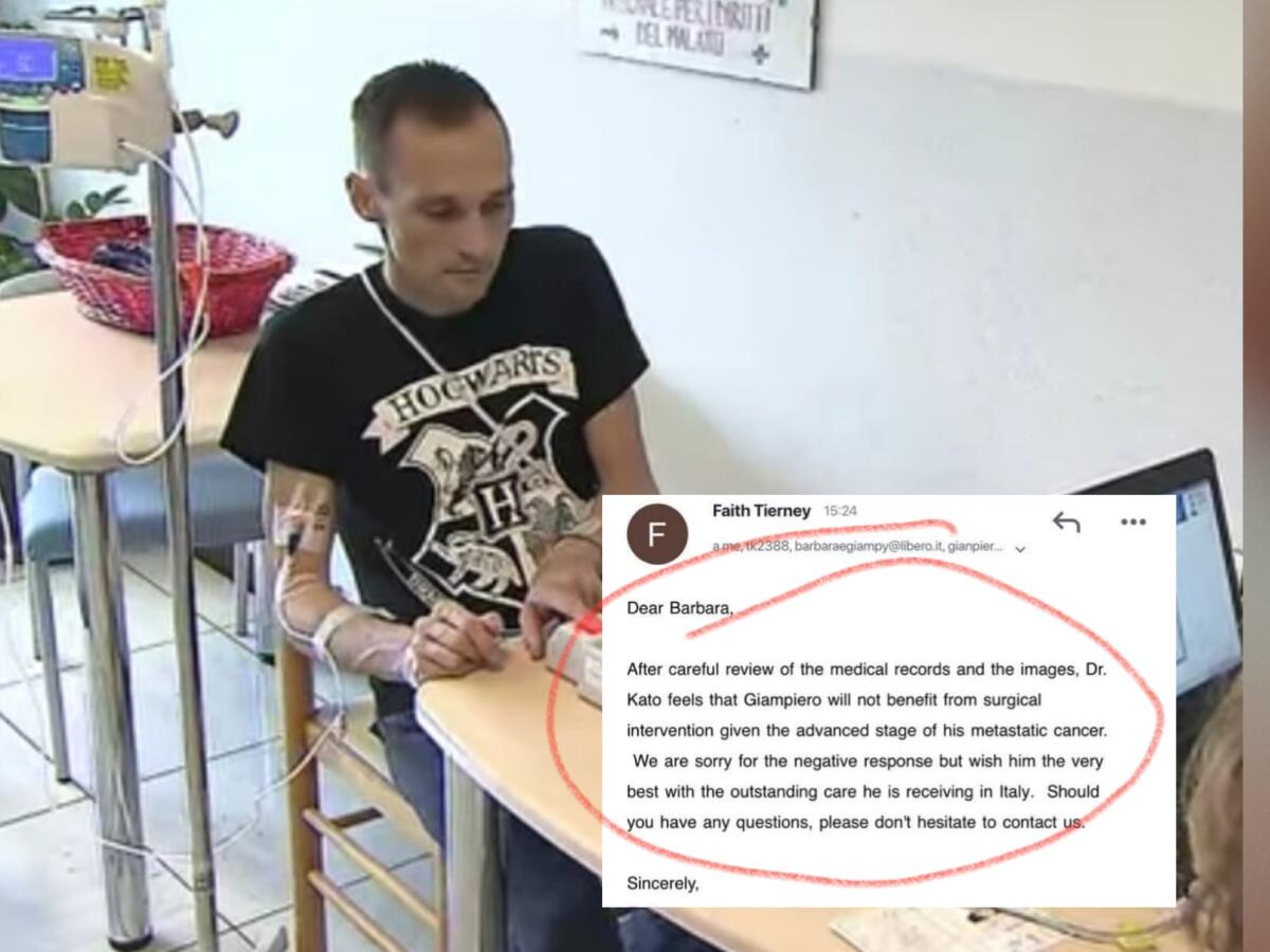 Nulla da fare in America per Gianpiero: "stadio del cancro troppo avanzato" - 
