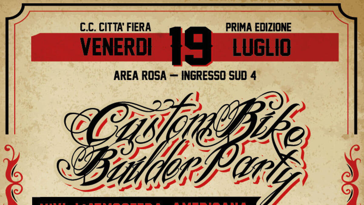 A Città Fiera arriva il Custom Bike Builder Party - 