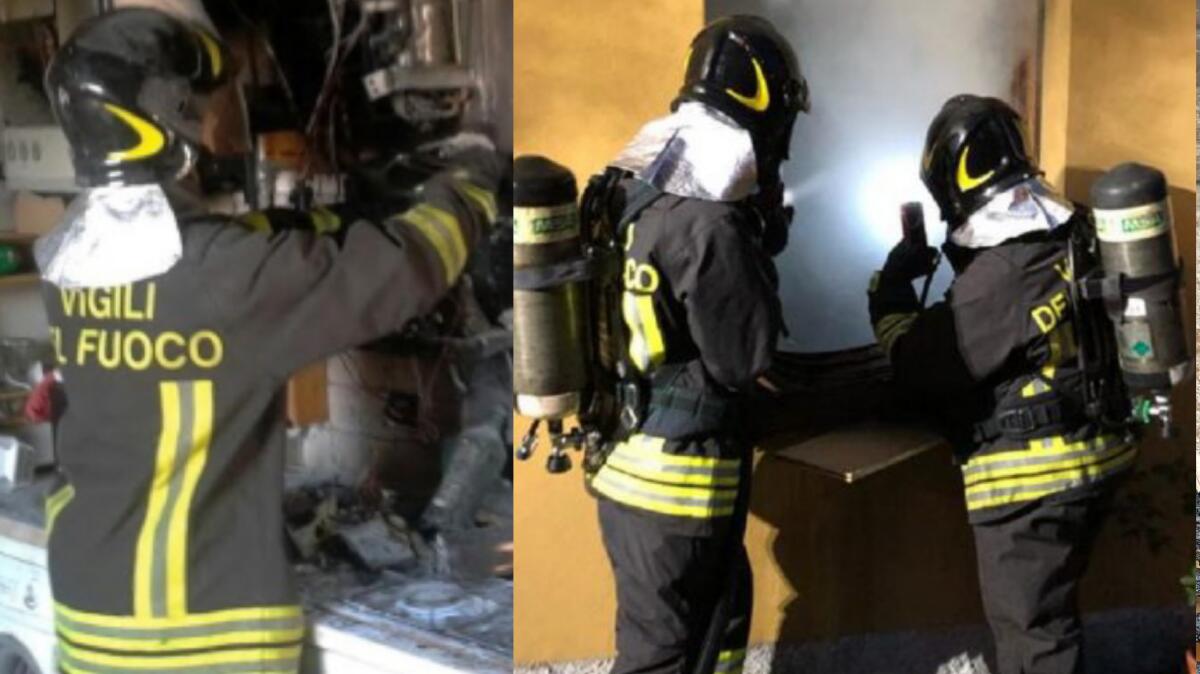 Cucina a fuoco, paura a Rivignano Teor - 