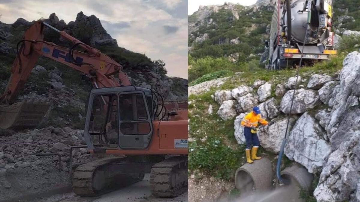 Nubifragio sul Bellunese: frane e strade come fiumi. Lavoro senza sosta - 