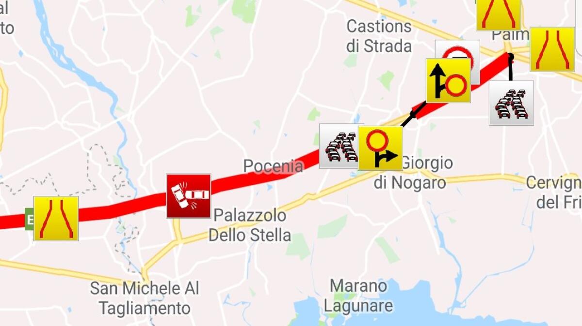 Incidente tra San Giorgio e Latisana: chiusa l'autostrada A4 - 