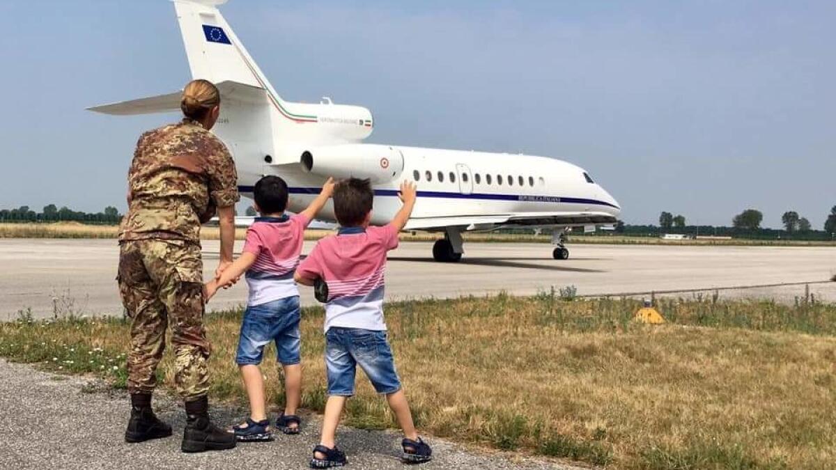 "Ciao papà, torna presto". Gianpiero è partito per l'America - 