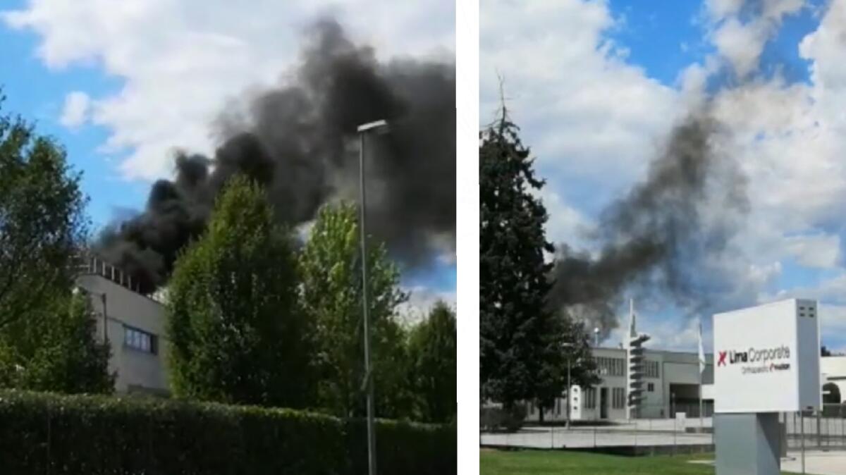 Incendio alla Lima di San Daniele del Friuli, domate le fiamme - 