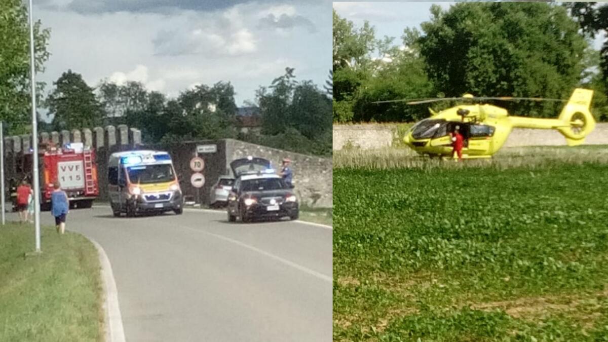 Schianto in auto contro il muro: è grave - 