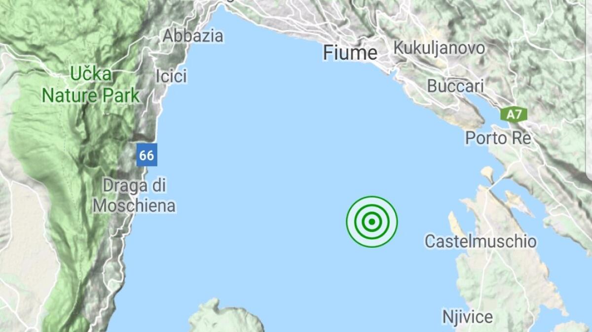 Scossa di terremoto in Croazia oggi 16 agosto 2019 - 