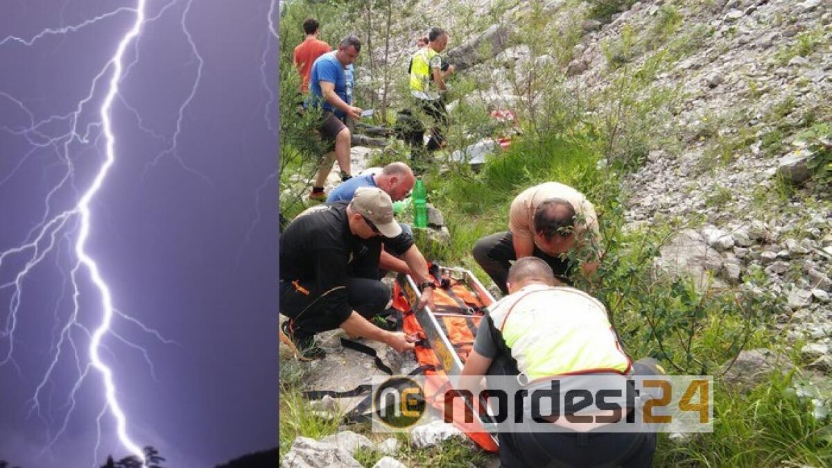 Trieste, 50enne colpito da un fulmine sul sentiero: è gravissimo - 