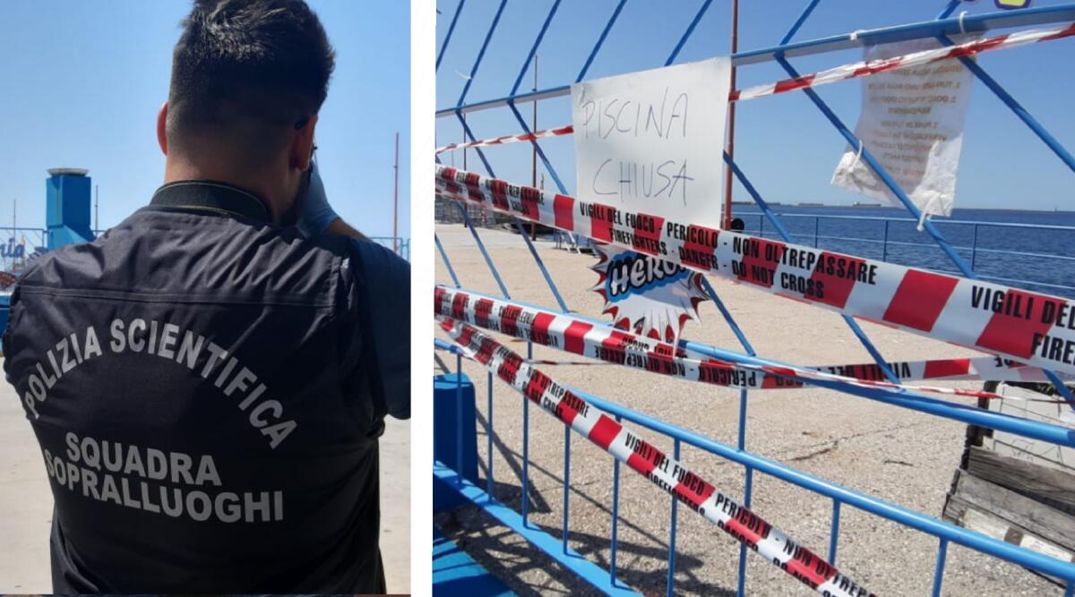 Trieste, crollo del pontile: piscina sequestrata - 