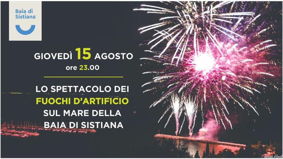 Fuochi d’artificio, Baia di Sistiana 15 agosto 019 - 