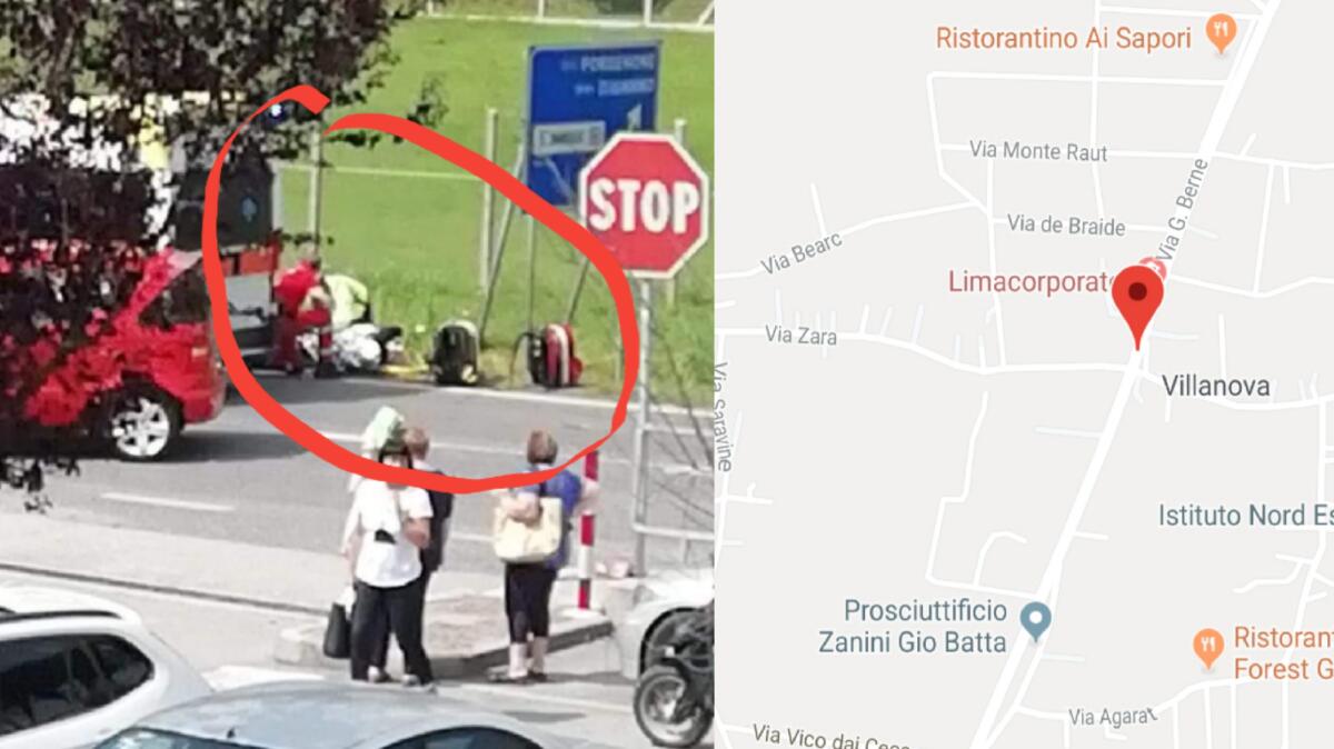 San Daniele del Friuli, schianto tremendo tra auto e moto: centauro in gravi condizioni - 