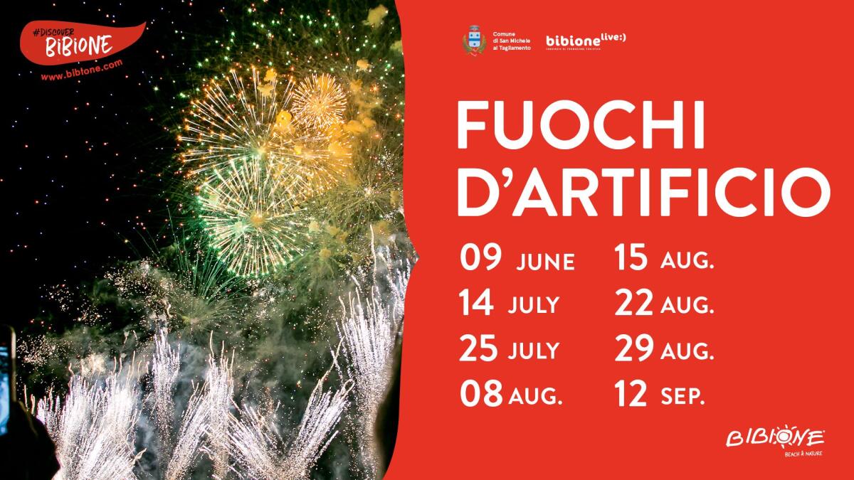 Fuochi d'artificio a Bibione, questa sera 15 agosto - 