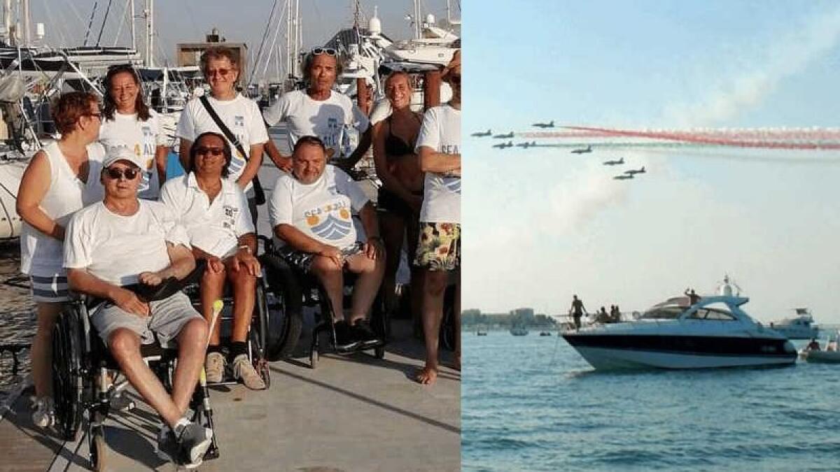 A Lignano, il fascino del "mare senza barriere", anche per le Frecce Tricolori - 