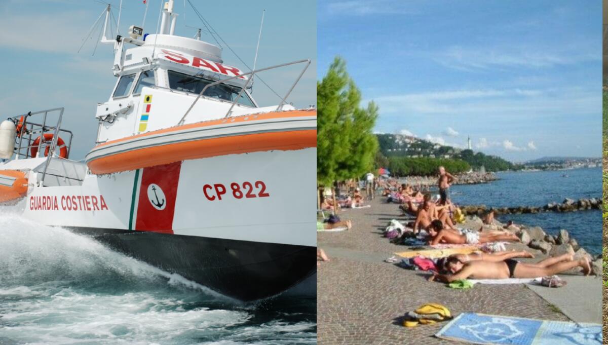 Trieste, gommone senza assicurazione  troppo vicino alla costa: multa e sequestro - 