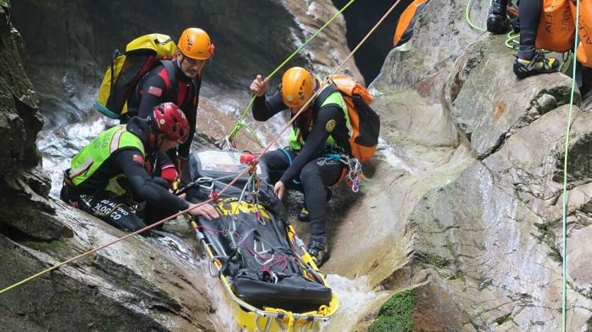 Intervento nella forra del Rio Patocco: coinvolte 5 persone, un ferito - 
