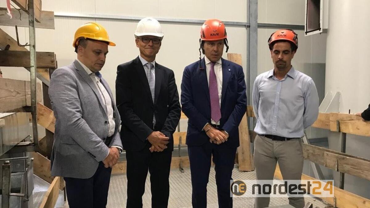 Bini visita l’impianto pilota di inertizzazione dell’amianto nella z.i. di Codroipo - 