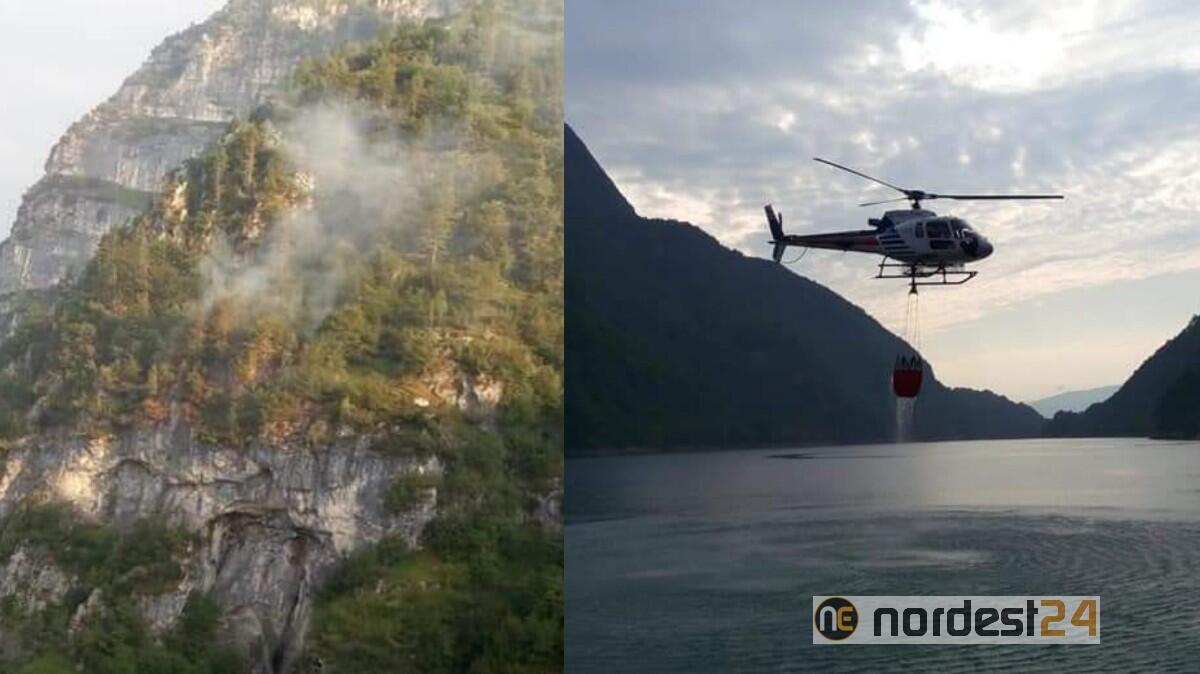 Brucia il parco delle Dolomiti, incendio da fulmine - 