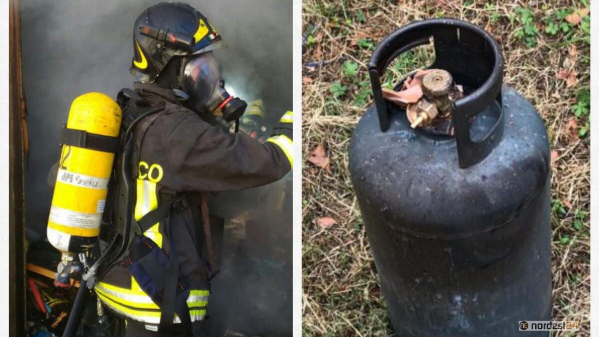 Pordenone. Casa a fuoco, l'incendio dal tubo della bombola GPL - 