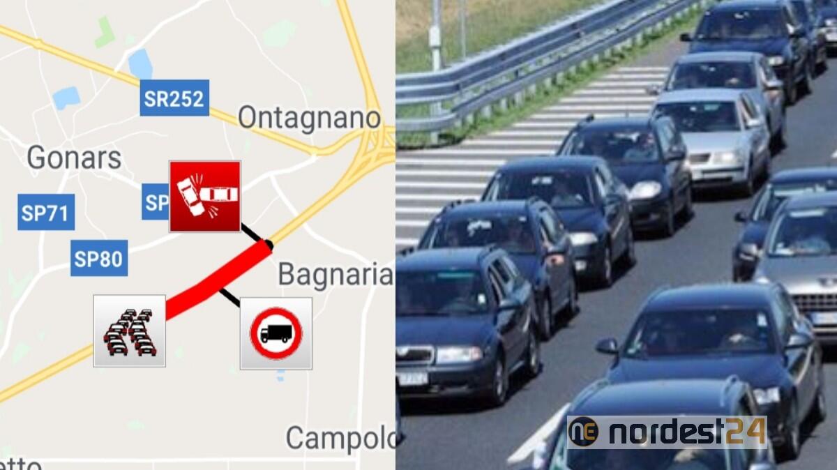 Ancora incidenti in autostrada: scontro tra San Giorgio e Bivio A4/23 - 