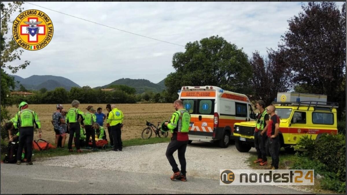 Ciclista 40enne cade con la mountain bike e si ferisce gravemente - 