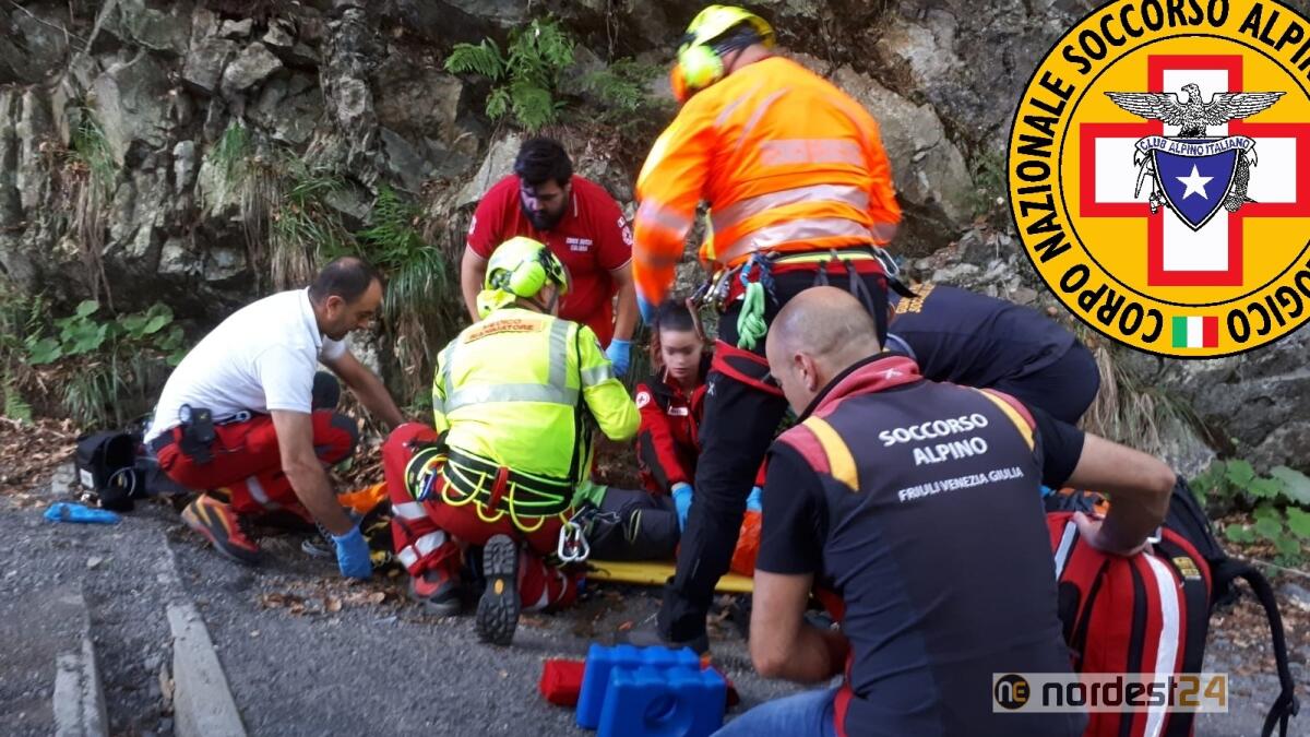 Paluzza, prende una scorciatoia, ma precipita dalla scarpata: soccorso un 60enne - 