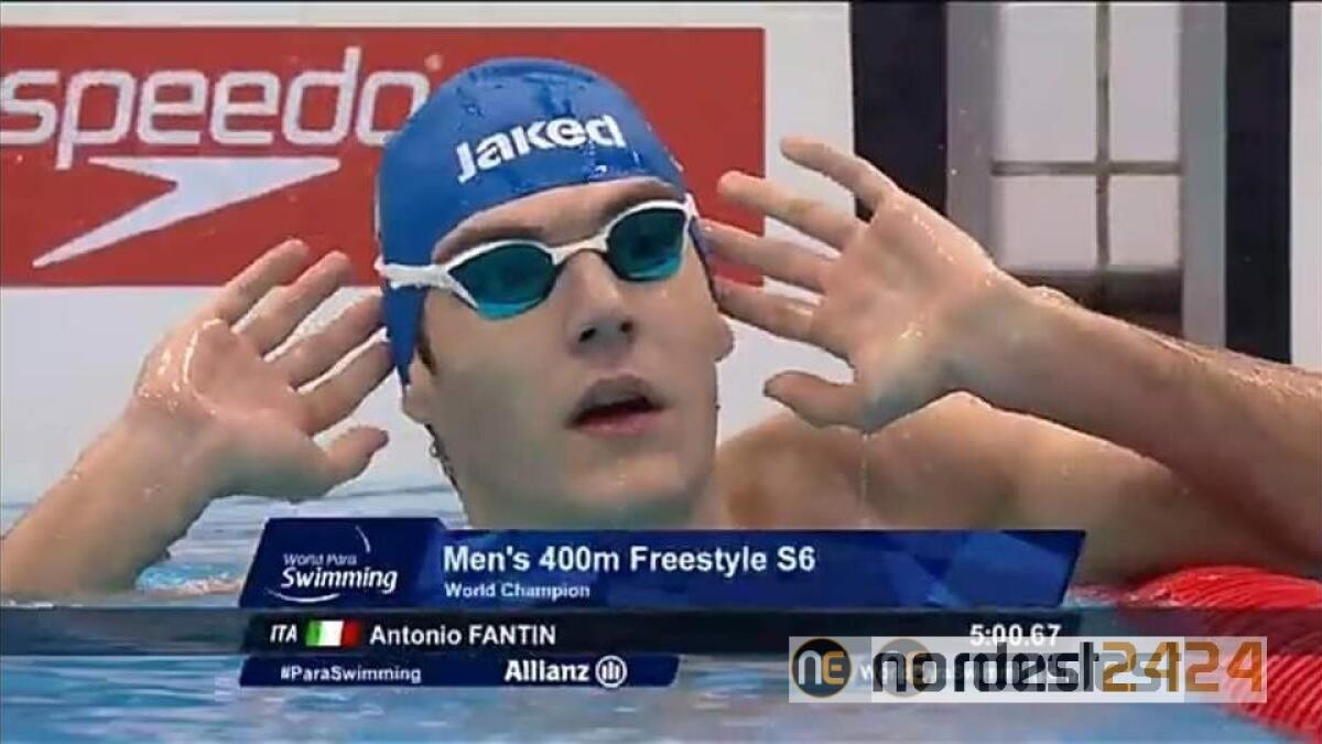 Bibione, Antonio Fantin è Campione del Mondo a Londra nei 400 stile libero - 
