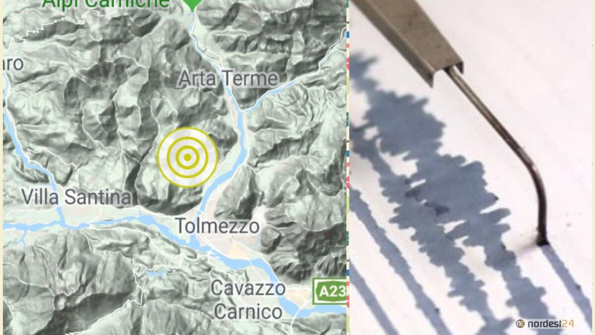 Forte scossa di terremoto in Friuli, oggi 22 settembre - 