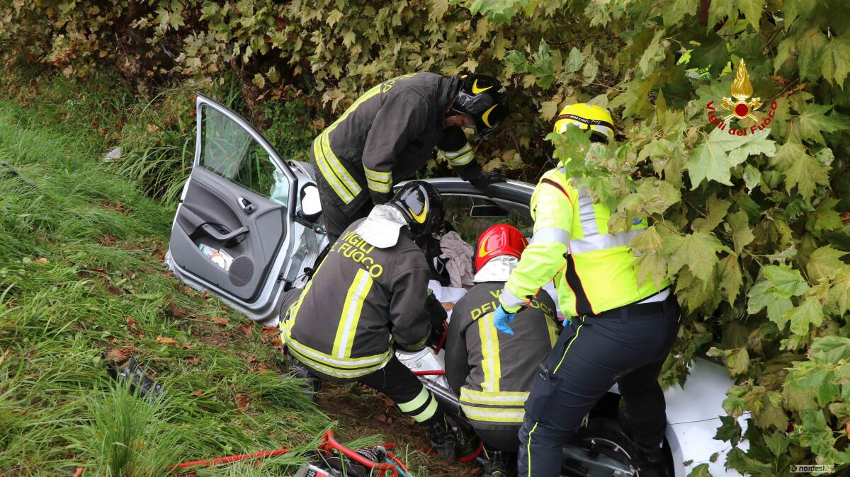 Incidente a Longare tra tre auto: 3 persone ferite - 