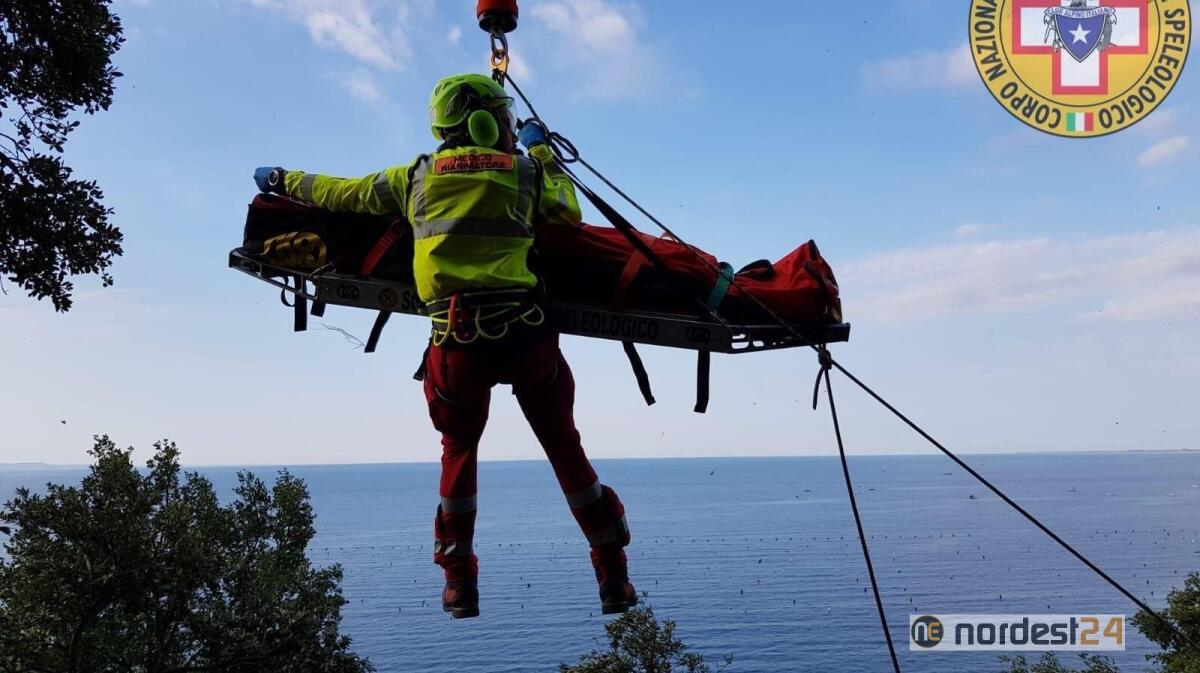 Trieste. Precipita per 30 metri dalla costiera: 49enne miracolato - 