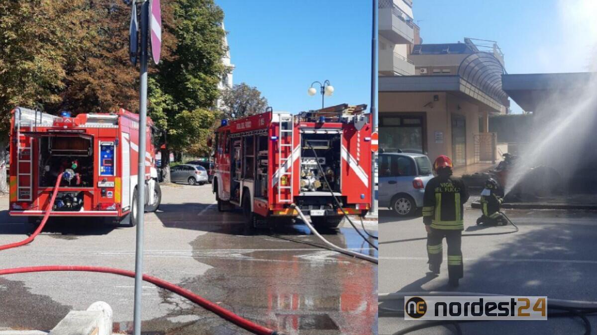 Paura a Codroipo,  tranciato un grosso tubo del gas durante i lavori - 