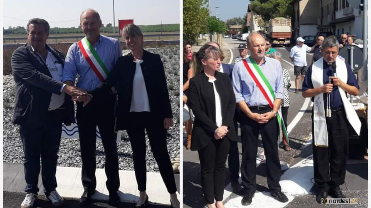 Eliminato l'ultimo semaforo per Bibione: ecco la nuova rotatoria - 