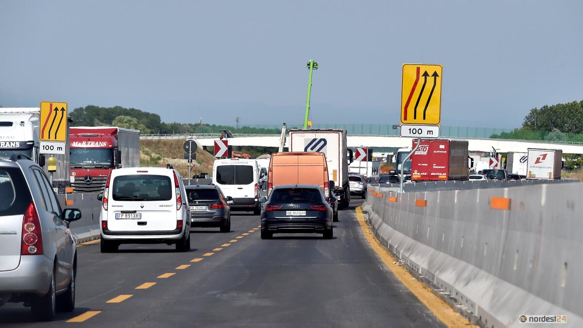 Autostrada A4, oggi chiusura tratto Latisana - San Giorgio di Nogaro - 