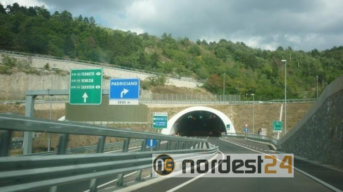 Trieste, chiusa la Galleria Carso: stop al traffico il 19 settembre - 