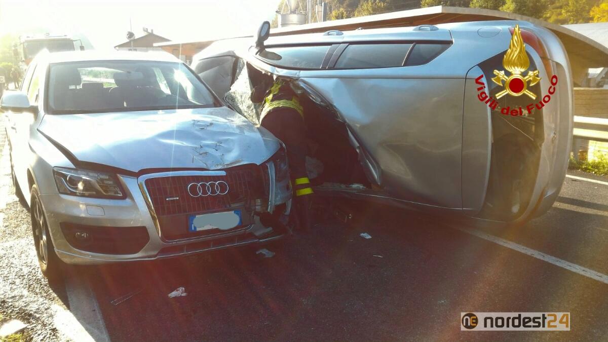 Incidente tra 4 auto a San Nazario (Vi): un ferito grave - 
