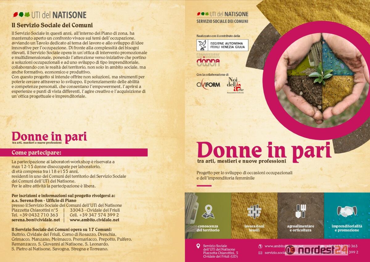 A Cividale del Friuli un Atelier creativo di progetto donne - 