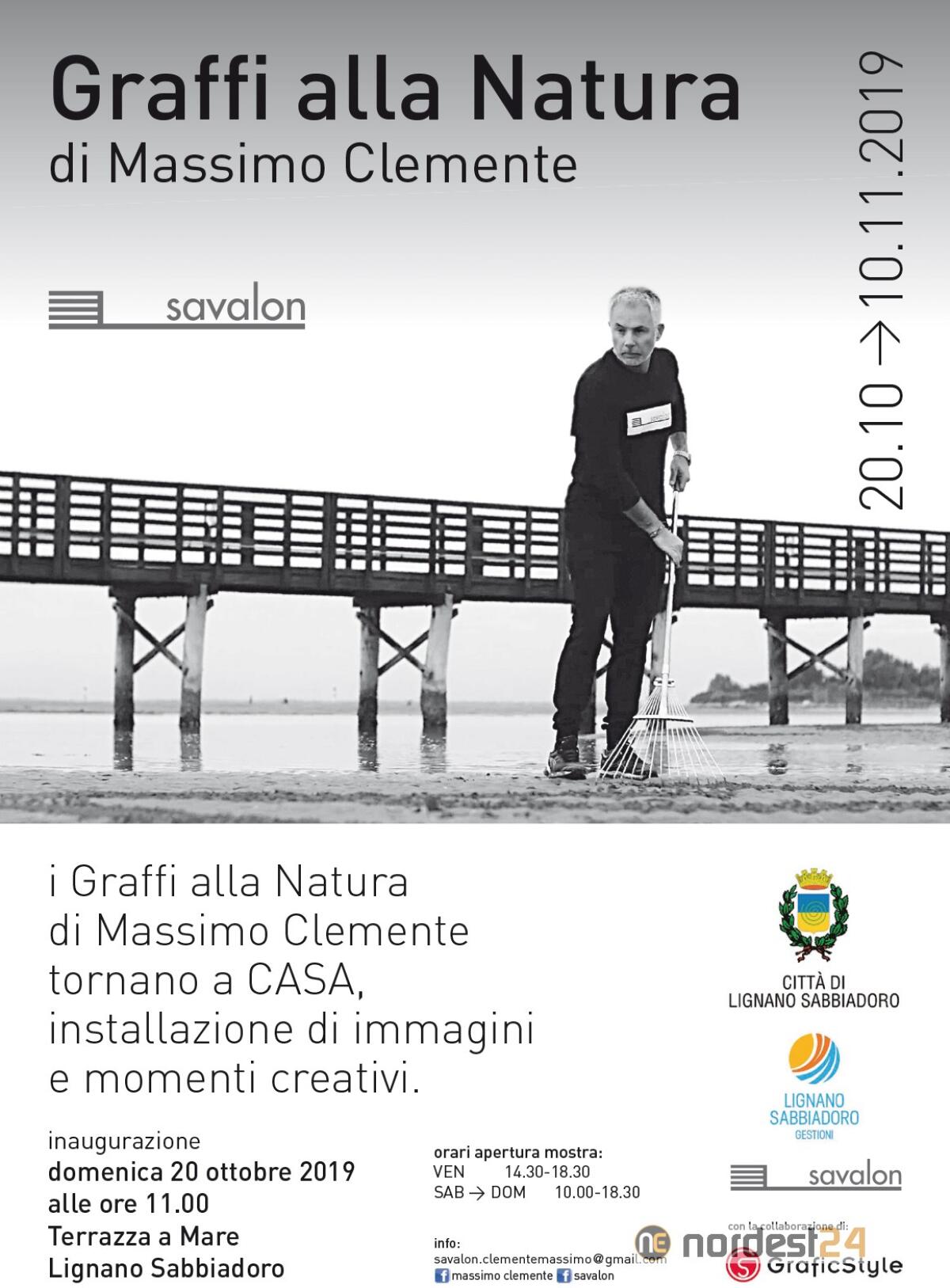 Lignano. Inaugurazione mostra "Graffi alla natura" il 20 Ottobre ore 11.00 - 