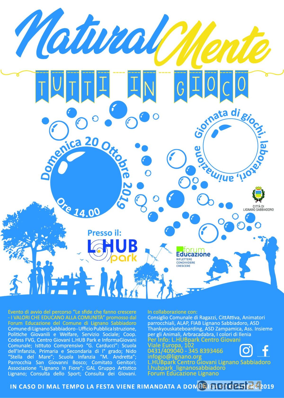 A Lignano "NaturalMente tutti in gioco" il 20 Ottobre - 