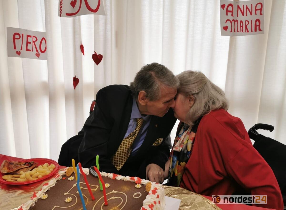 Pasian di Prato, nozze d'oro nella Rsa di "Sereni orizzonti" - 
