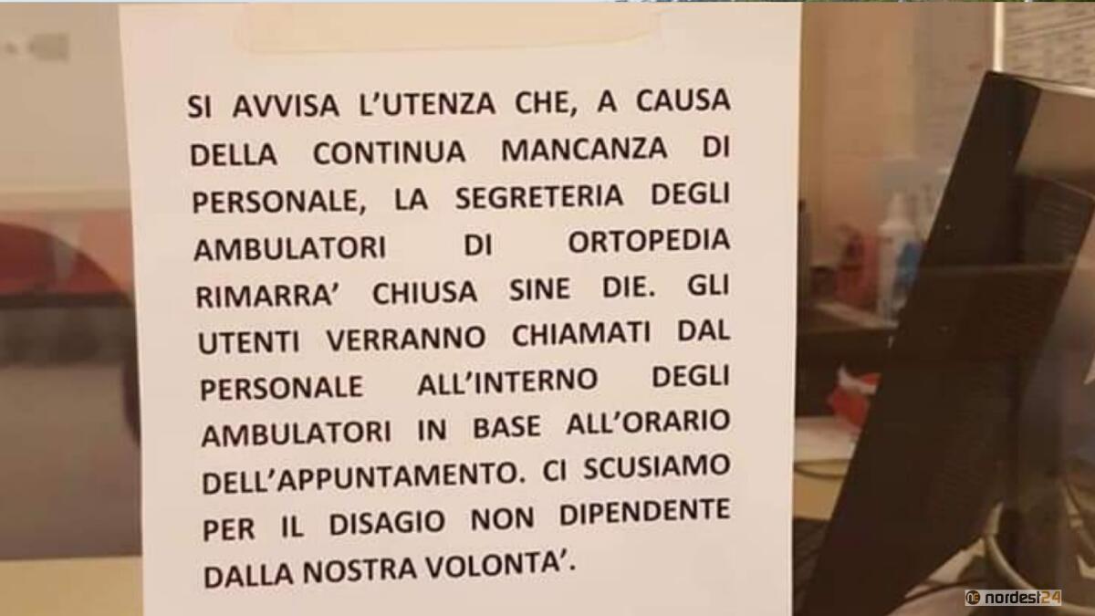Gorizia, all' ospedale chiude la segreteria del reparto: "manca personale" - 