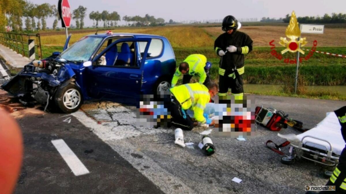 Incidente tra 3 auto a San Stino di Livenza: 4 feriti, uno è gravissimo - 