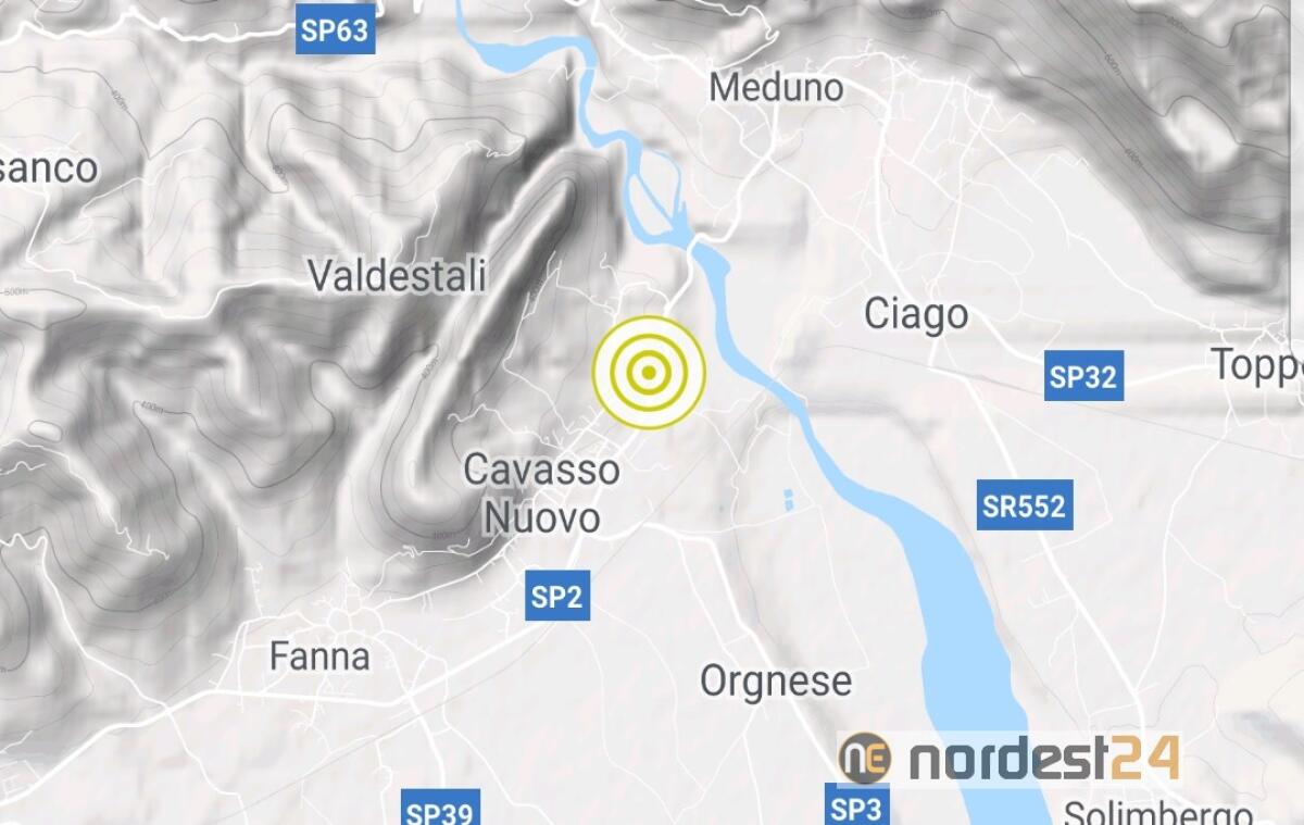 Scossa di terremoto in Friuli - 