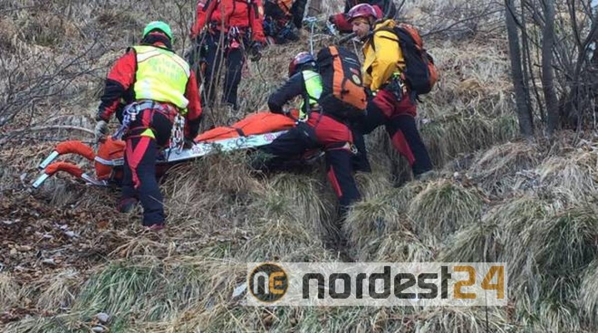 Scivola lungo il sentiero e si ferisce: recuperato dal soccorso alpino - 