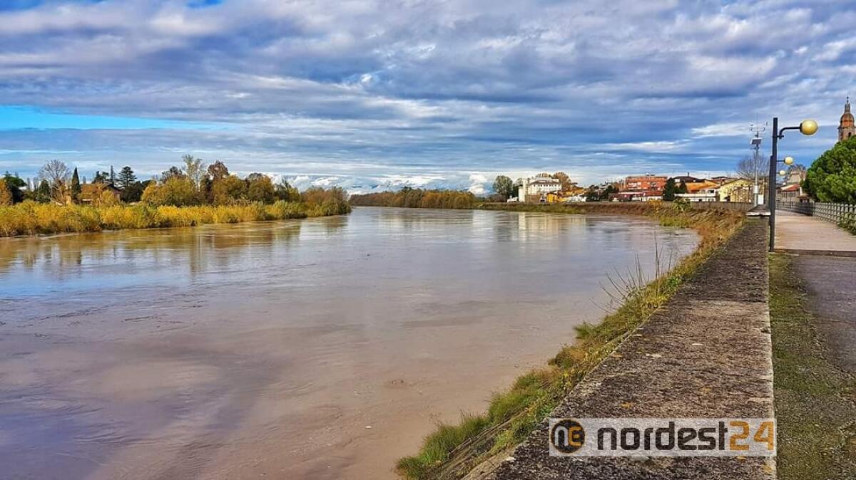 Latisana attende la piena del fiume Tagliamento - 