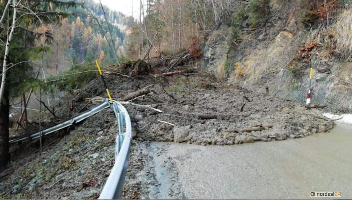 Frana in località Dont: chiusa la Sp 251 “della Val di Zoldo e Val Cellina” - 