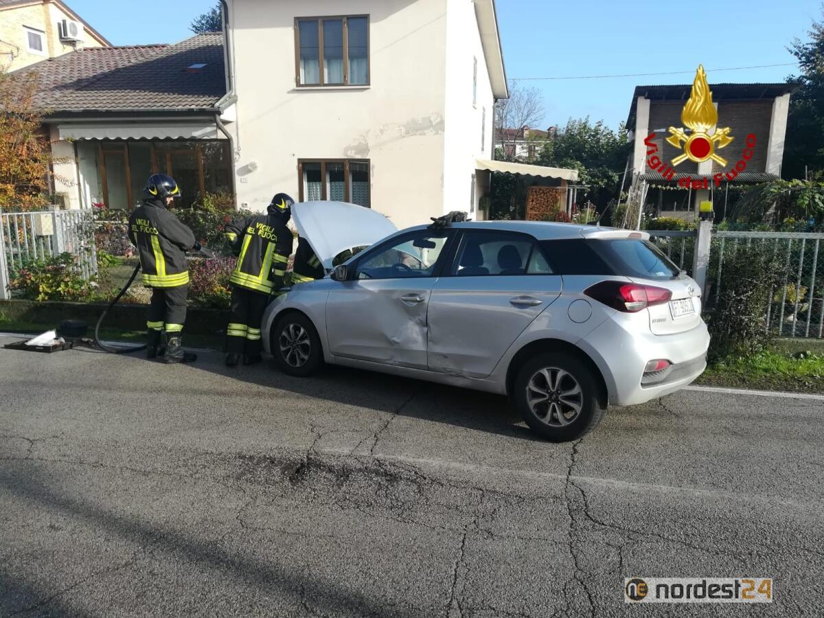 Incidente a Poianella di Bressanvido, scontro tra due auto: nessun ferito - 