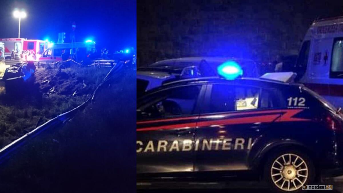 Otto minori in auto si schiantano: muore un 16enne - 