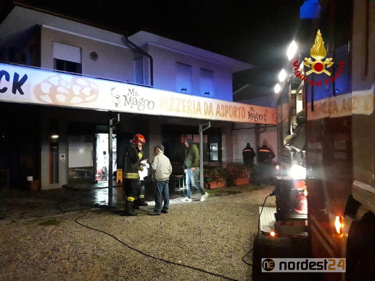 Incendio in pizzeria a Rossano Veneto: danni ingenti - 