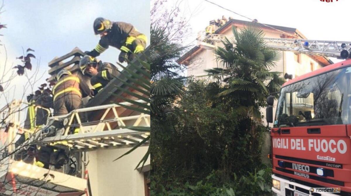 Canna fumaria a fuoco a San Giovanni di Casarsa (Pn) - 